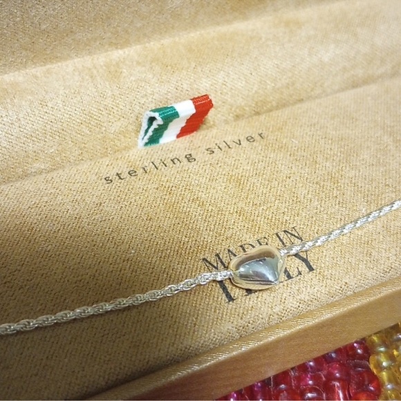 Sterling Silver Heart Bracelet - Picture 5 of 8